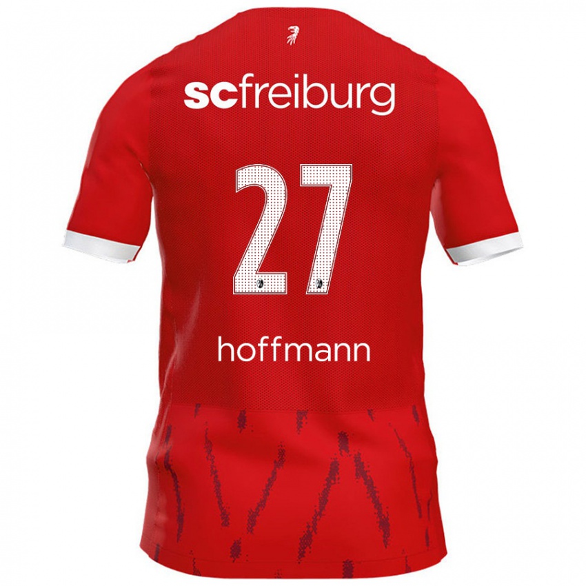 Hombre Camiseta Giovanna Hoffmann #27 Rojo 1ª Equipación 2024/25 La Camisa Perú