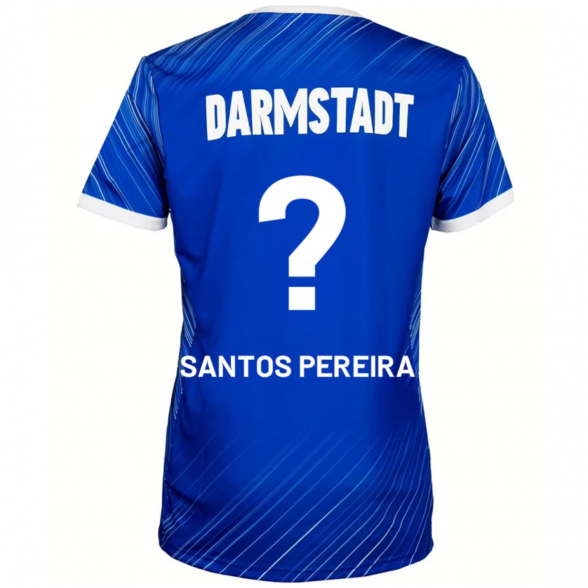 Hombre Camiseta Diogo Dos Santos Pereira #0 Azul Blanco 1ª Equipación 2024/25 La Camisa Perú