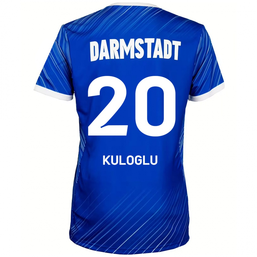 Hombre Camiseta Can Kuloglu #20 Azul Blanco 1ª Equipación 2024/25 La Camisa Perú