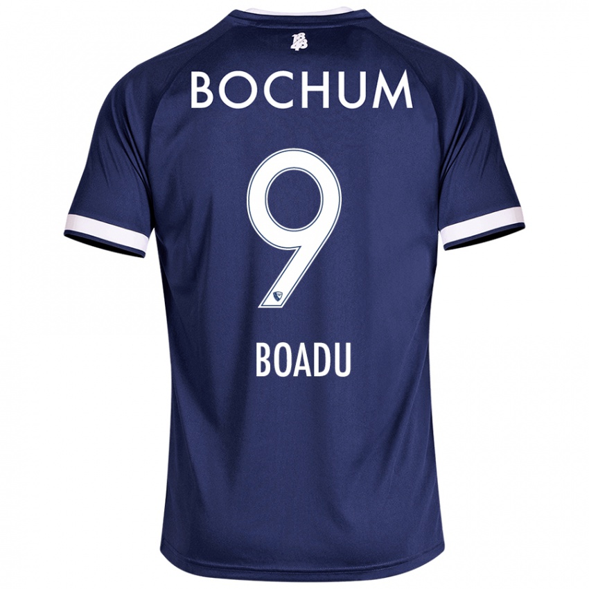 Hombre Camiseta Myron Boadu #9 Azul Oscuro 1ª Equipación 2024/25 La Camisa Perú