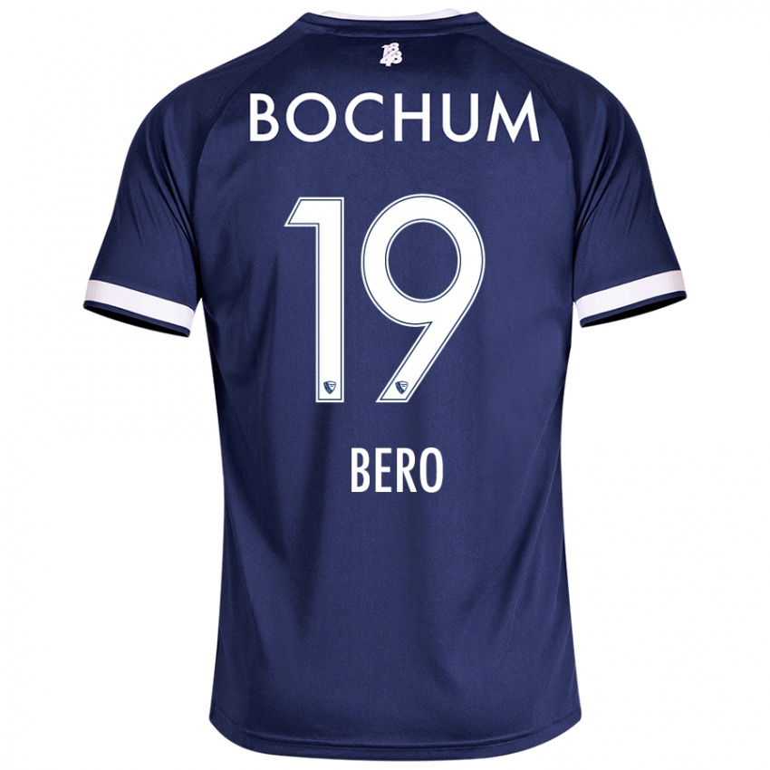 Hombre Camiseta Matus Bero #19 Azul Oscuro 1ª Equipación 2024/25 La Camisa Perú