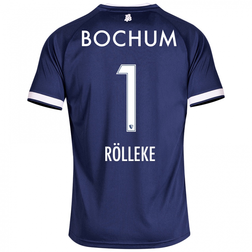 Hombre Camiseta Hugo Rölleke #1 Azul Oscuro 1ª Equipación 2024/25 La Camisa Perú