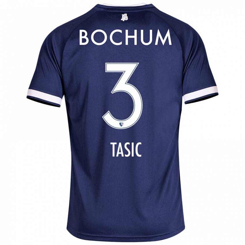 Hombre Camiseta Stevan Tasic #3 Azul Oscuro 1ª Equipación 2024/25 La Camisa Perú