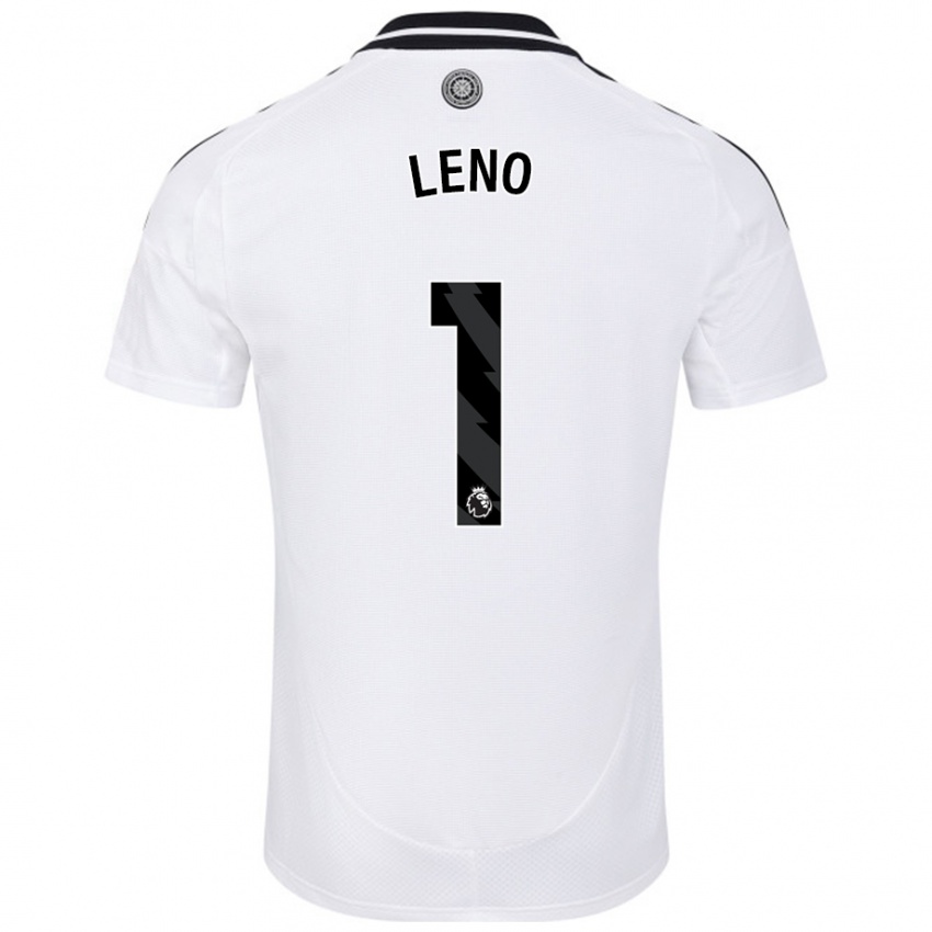 Hombre Camiseta Bernd Leno #1 Blanco 1ª Equipación 2024/25 La Camisa Perú