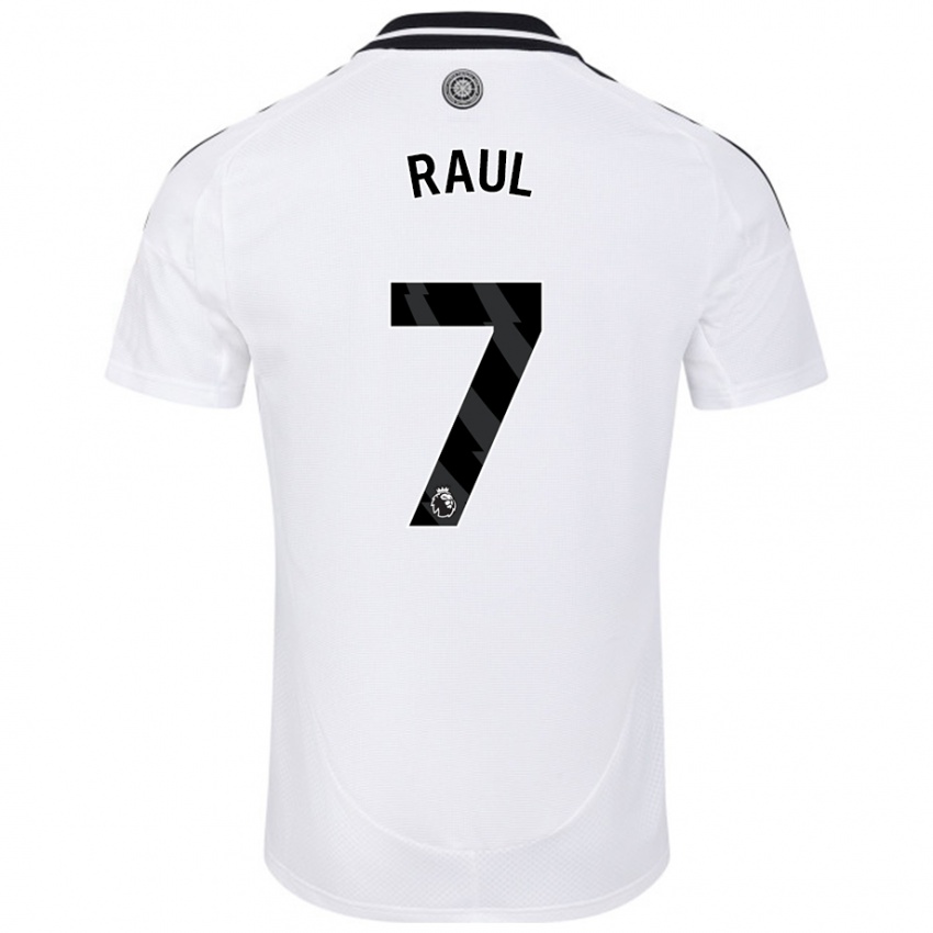 Hombre Camiseta Raúl Jiménez #7 Blanco 1ª Equipación 2024/25 La Camisa Perú