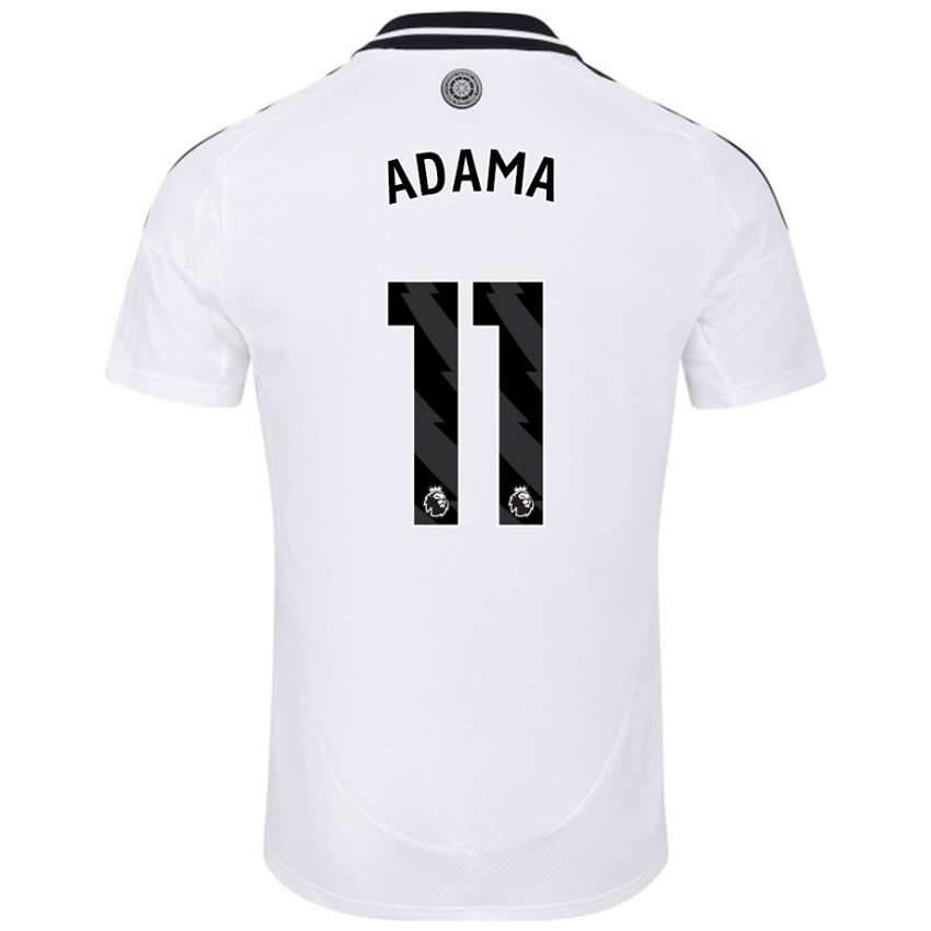 Hombre Camiseta Adama Traoré #11 Blanco 1ª Equipación 2024/25 La Camisa Perú