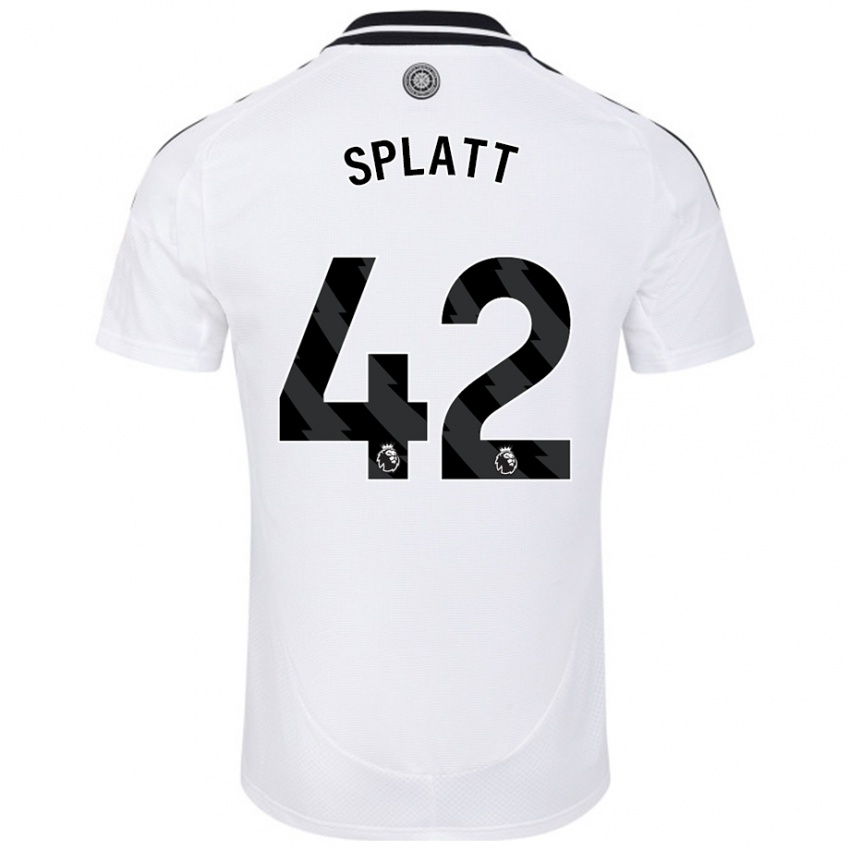 Hombre Camiseta Delano Splatt #42 Blanco 1ª Equipación 2024/25 La Camisa Perú