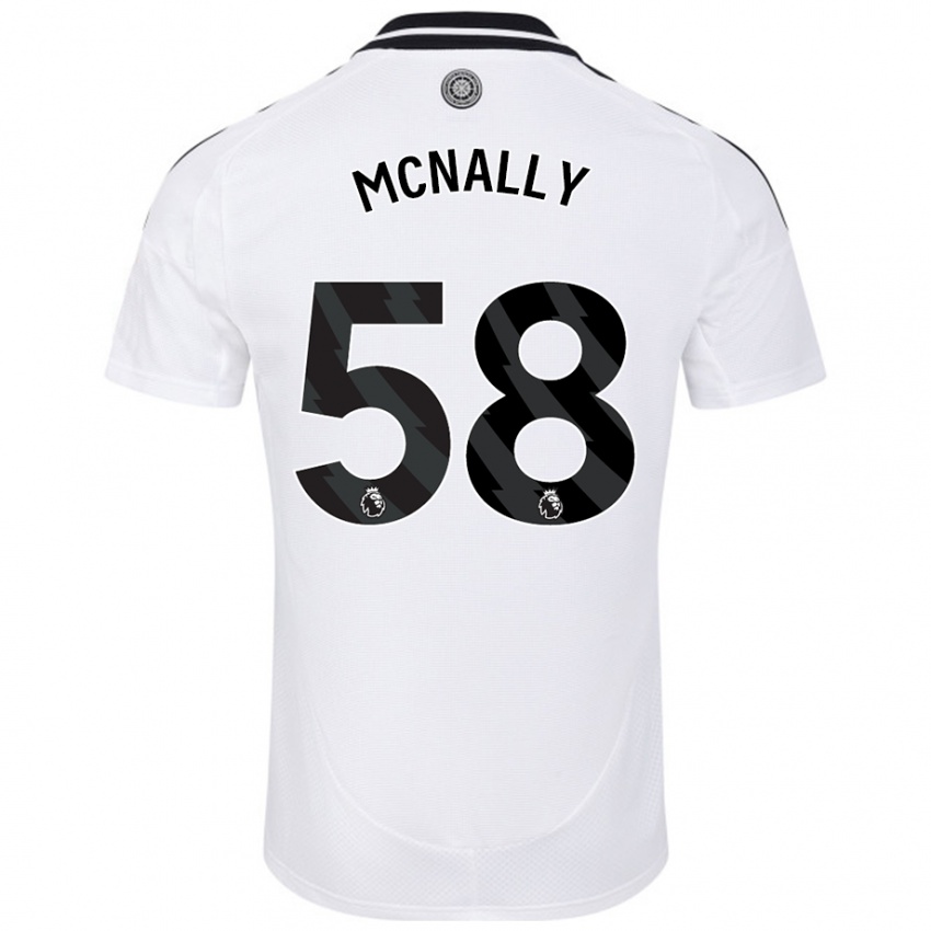 Hombre Camiseta Alfie Mcnally #58 Blanco 1ª Equipación 2024/25 La Camisa Perú