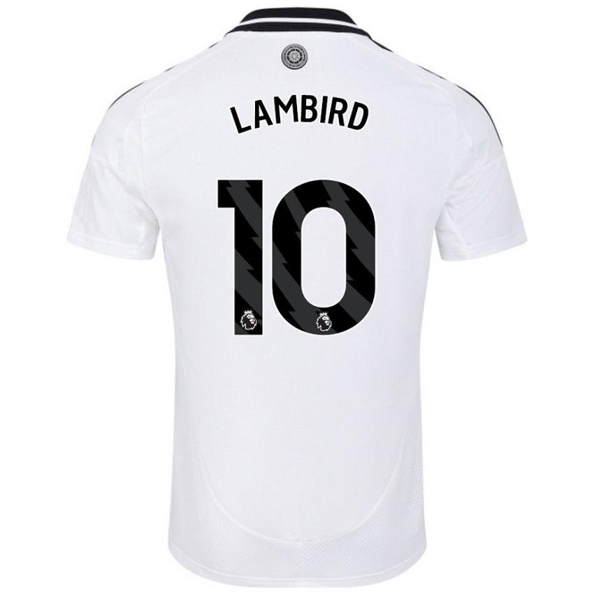 Hombre Camiseta Lilly Lambird #10 Blanco 1ª Equipación 2024/25 La Camisa Perú