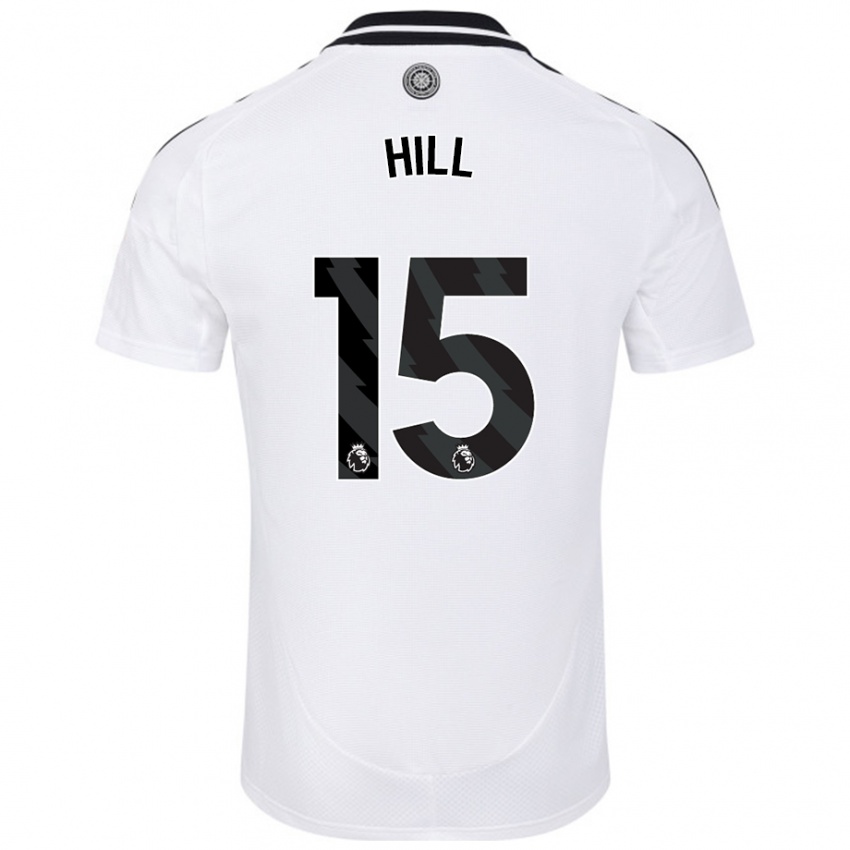 Hombre Camiseta Anisha Hill #15 Blanco 1ª Equipación 2024/25 La Camisa Perú