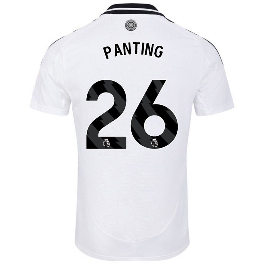 Hombre Camiseta Rachel Panting #26 Blanco 1ª Equipación 2024/25 La Camisa Perú