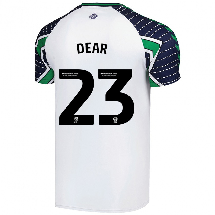 Hombre Camiseta Jenna Dear #23 Blanco 2ª Equipación 2024/25 La Camisa Perú