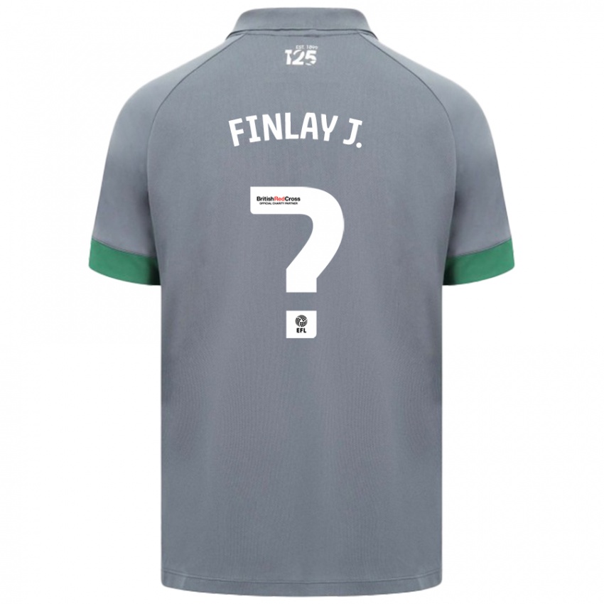 Hombre Camiseta Finlay Johnson #0 Gris Oscuro 2ª Equipación 2024/25 La Camisa Perú