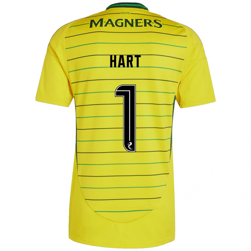 Hombre Camiseta Joe Hart #1 Amarillo 2ª Equipación 2024/25 La Camisa Perú