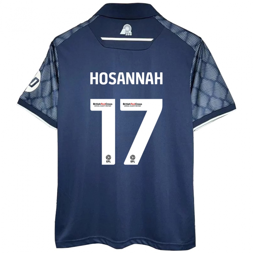 Hombre Camiseta Bryce Hosannah #17 Negro 2ª Equipación 2024/25 La Camisa Perú