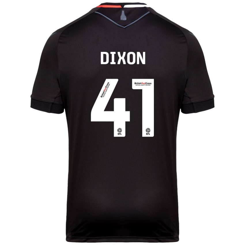 Hombre Camiseta Jaden Dixon #41 Negro 2ª Equipación 2024/25 La Camisa Perú