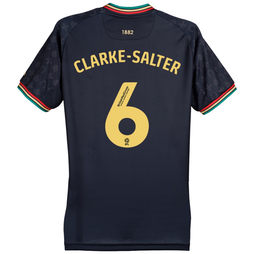 Hombre Camiseta Jake Clarke-Salter #6 Azul Marino Oscuro 2ª Equipación 2024/25 La Camisa Perú