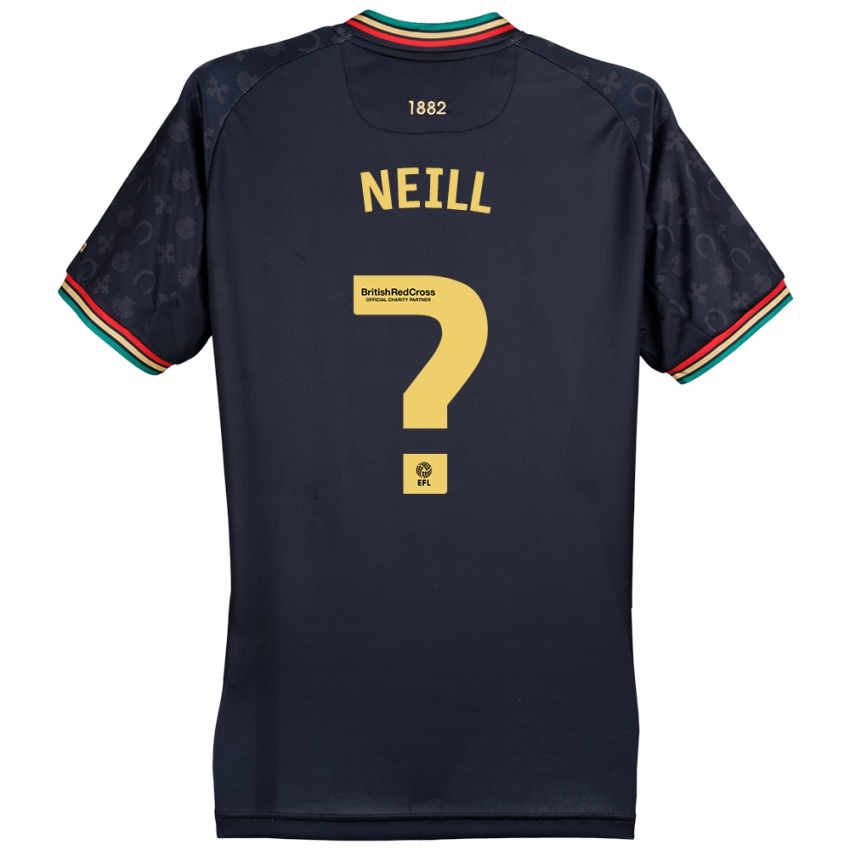 Hombre Camiseta Fraser Neill #0 Azul Marino Oscuro 2ª Equipación 2024/25 La Camisa Perú