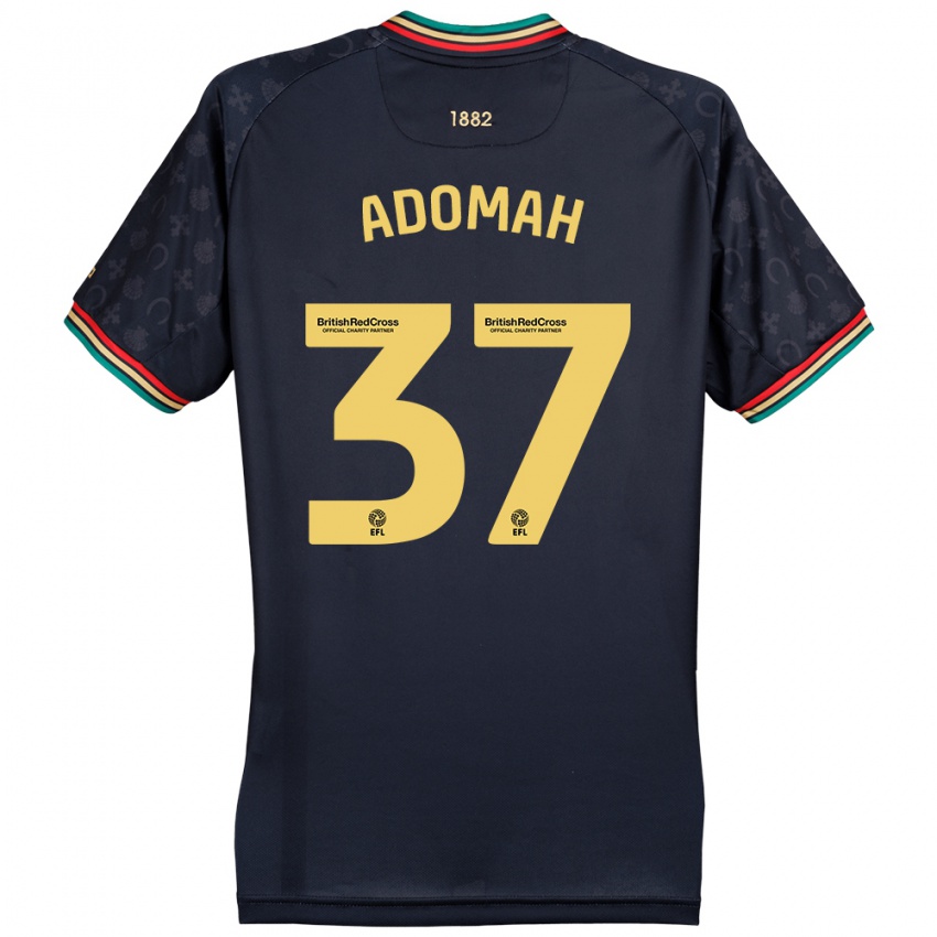 Hombre Camiseta Albert Adomah #37 Azul Marino Oscuro 2ª Equipación 2024/25 La Camisa Perú