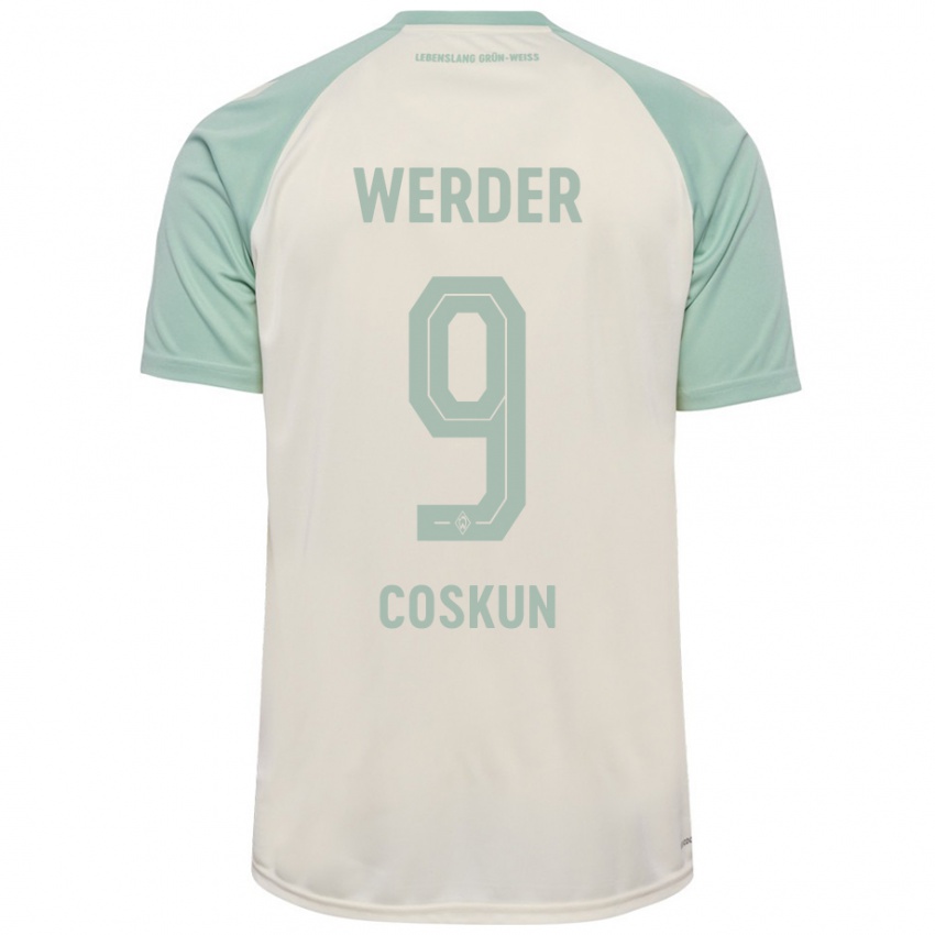 Hombre Camiseta Boran-Firat Coskun #9 Blanquecino Verde Claro 2ª Equipación 2024/25 La Camisa Perú