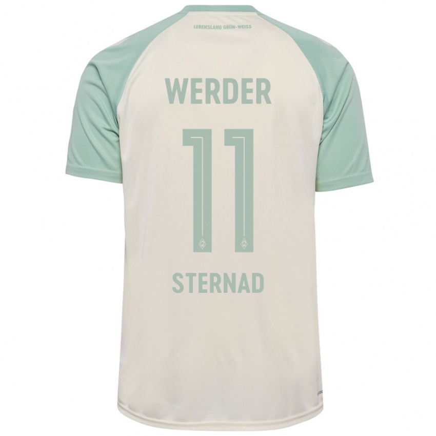 Hombre Camiseta Maja Sternad #11 Blanquecino Verde Claro 2ª Equipación 2024/25 La Camisa Perú