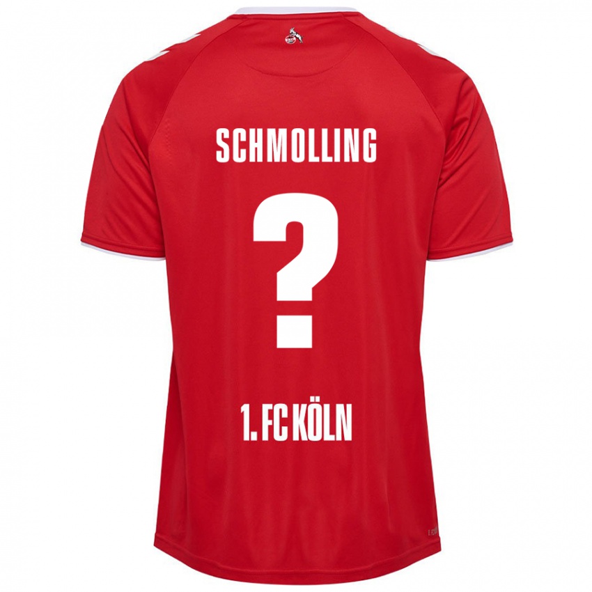 Hombre Camiseta Viktor Schmolling #0 Rojo Blanco 2ª Equipación 2024/25 La Camisa Perú