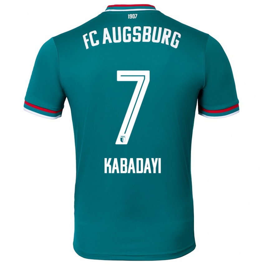 Hombre Camiseta Yusuf Kabadayi #7 Verde Oscuro 2ª Equipación 2024/25 La Camisa Perú