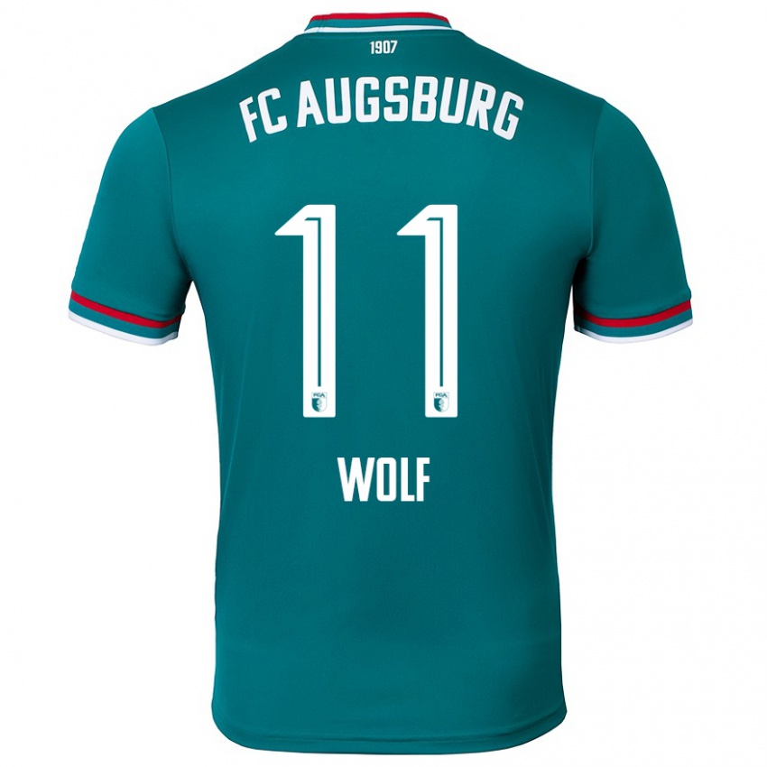 Hombre Camiseta Marius Wolf #11 Verde Oscuro 2ª Equipación 2024/25 La Camisa Perú