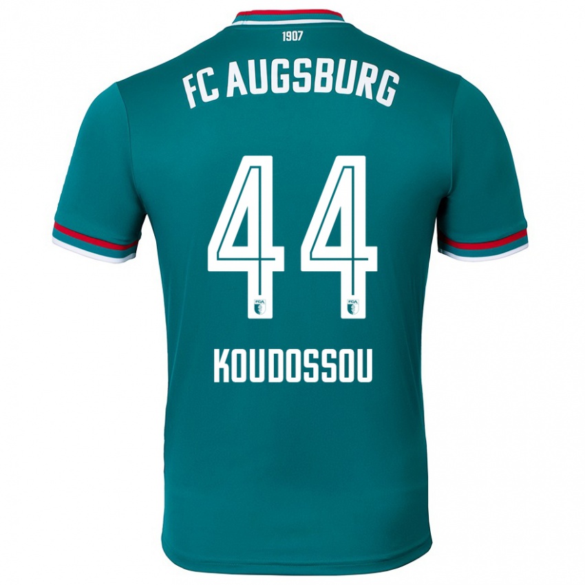 Hombre Camiseta Henri Koudossou #44 Verde Oscuro 2ª Equipación 2024/25 La Camisa Perú