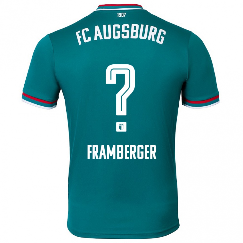 Hombre Camiseta Raphael Framberger #0 Verde Oscuro 2ª Equipación 2024/25 La Camisa Perú