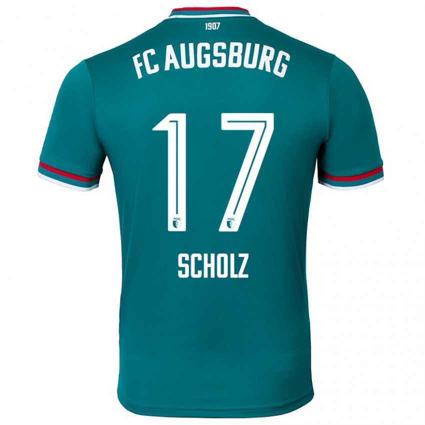 Hombre Camiseta Jerome Scholz #17 Verde Oscuro 2ª Equipación 2024/25 La Camisa Perú