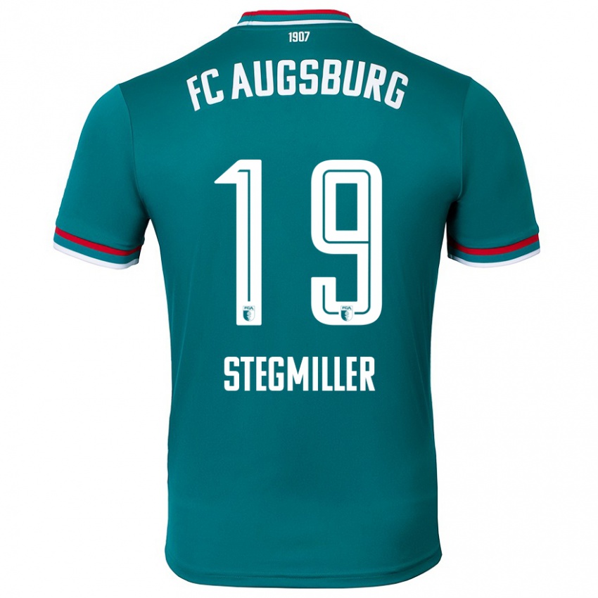 Hombre Camiseta Louis Stegmiller #19 Verde Oscuro 2ª Equipación 2024/25 La Camisa Perú