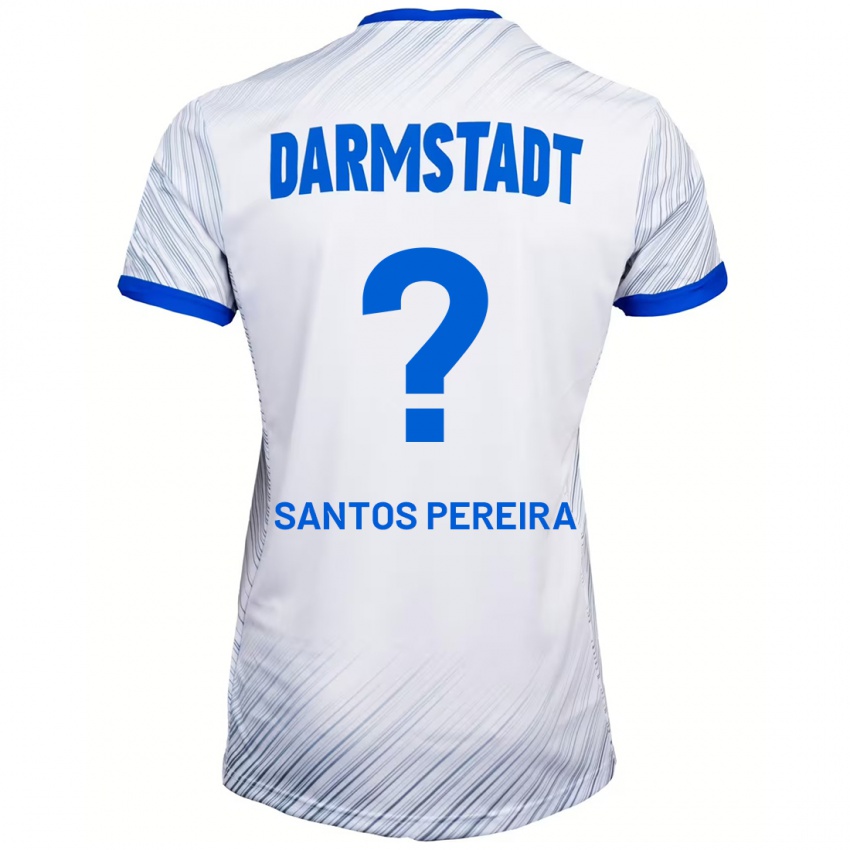 Hombre Camiseta Diogo Dos Santos Pereira #0 Blanco Azul 2ª Equipación 2024/25 La Camisa Perú