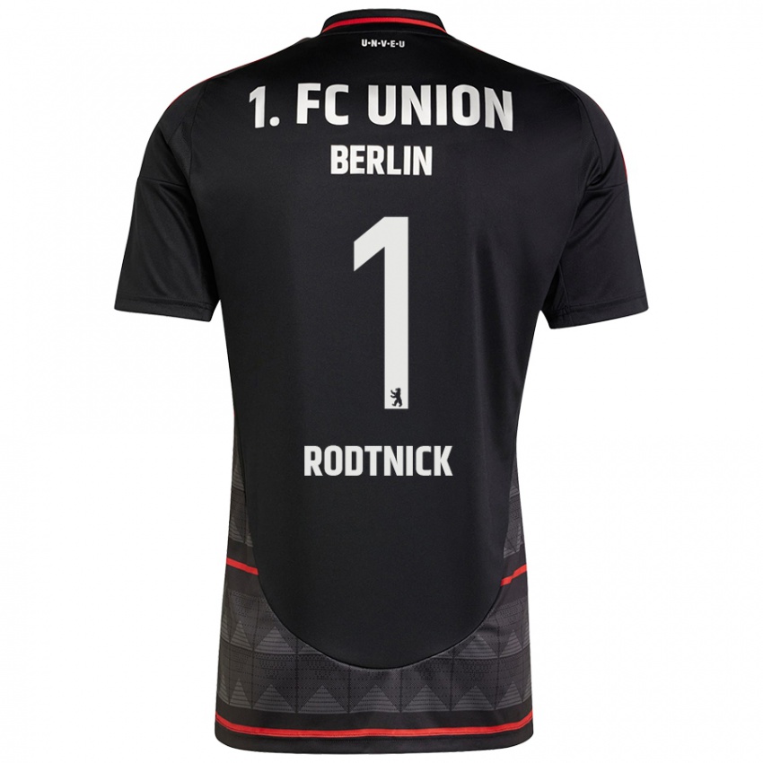 Hombre Camiseta Jaden Rodtnick #1 Negro 2ª Equipación 2024/25 La Camisa Perú