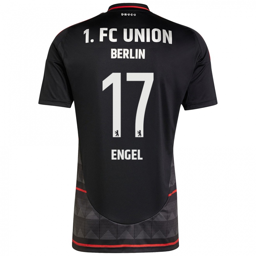 Hombre Camiseta Oskar Engel #17 Negro 2ª Equipación 2024/25 La Camisa Perú