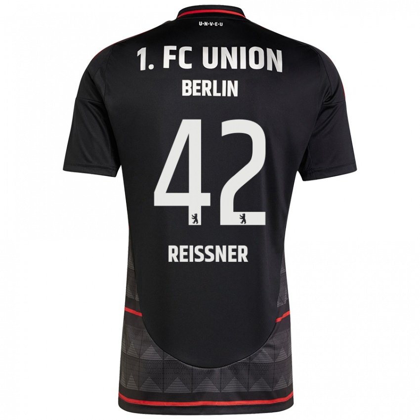 Hombre Camiseta Naika Reissner #42 Negro 2ª Equipación 2024/25 La Camisa Perú