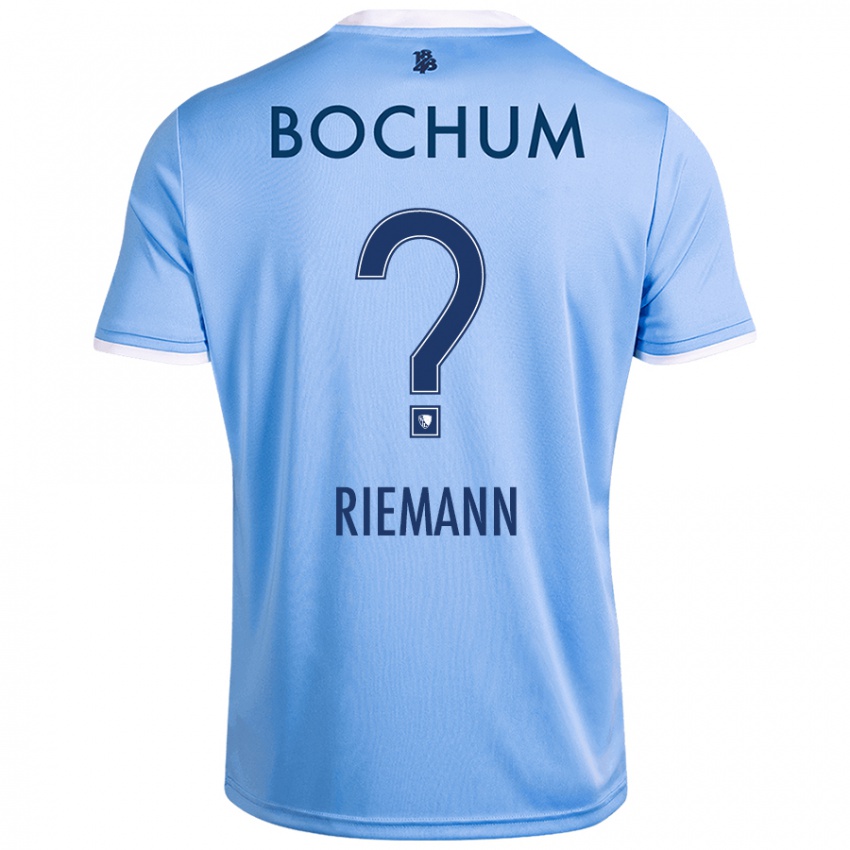 Hombre Camiseta Manuel Riemann #0 Azul Cielo 2ª Equipación 2024/25 La Camisa Perú