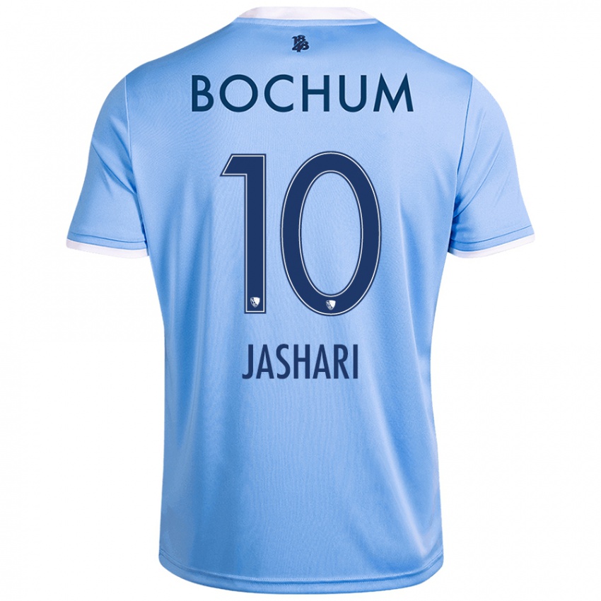 Hombre Camiseta Lirim Jashari #10 Azul Cielo 2ª Equipación 2024/25 La Camisa Perú