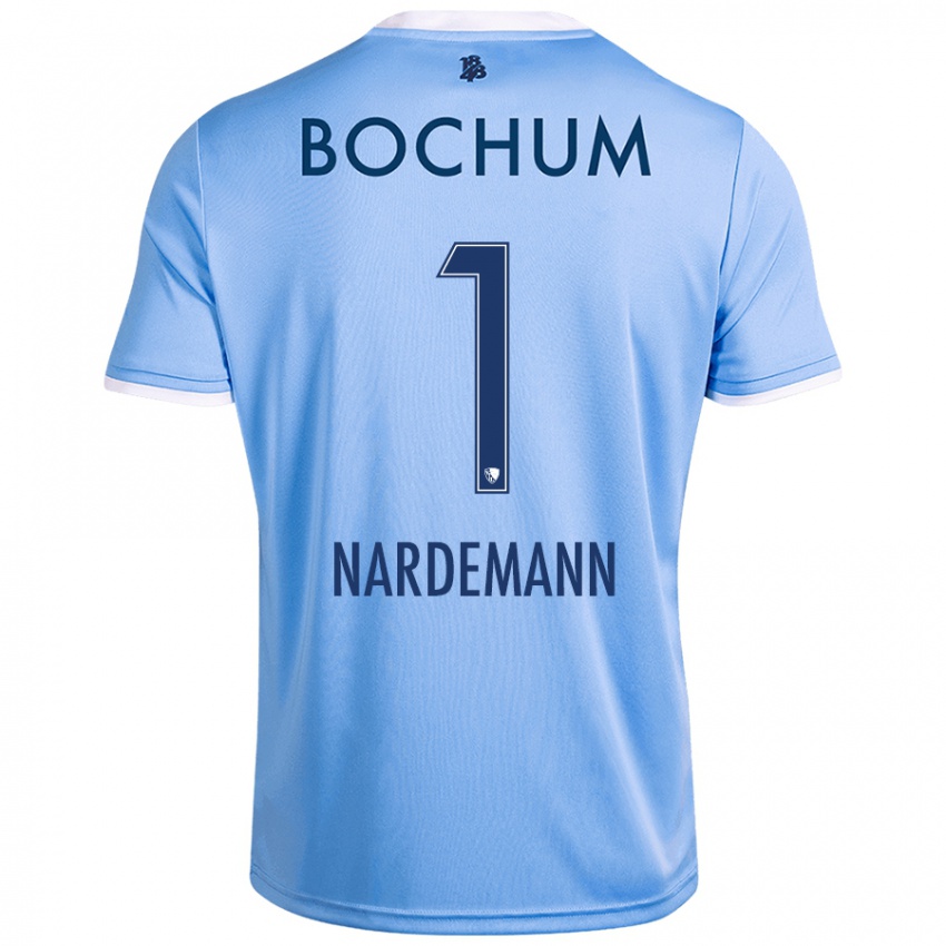 Hombre Camiseta Kari Närdemann #1 Azul Cielo 2ª Equipación 2024/25 La Camisa Perú