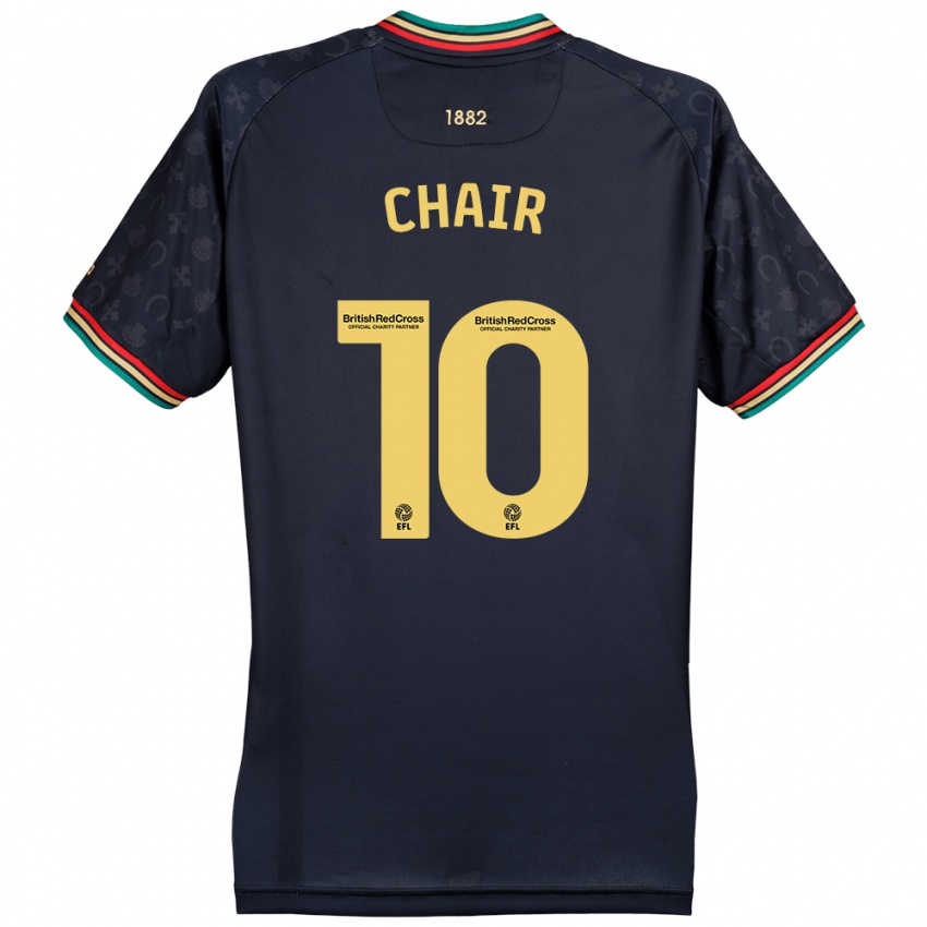 Mujer Camiseta Ilias Chair #10 Azul Marino Oscuro 2ª Equipación 2024/25 La Camisa Perú