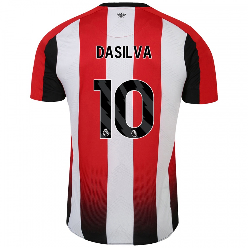 Niño Camiseta Josh Dasilva #10 Rojo Blanco 1ª Equipación 2024/25 La Camisa Perú