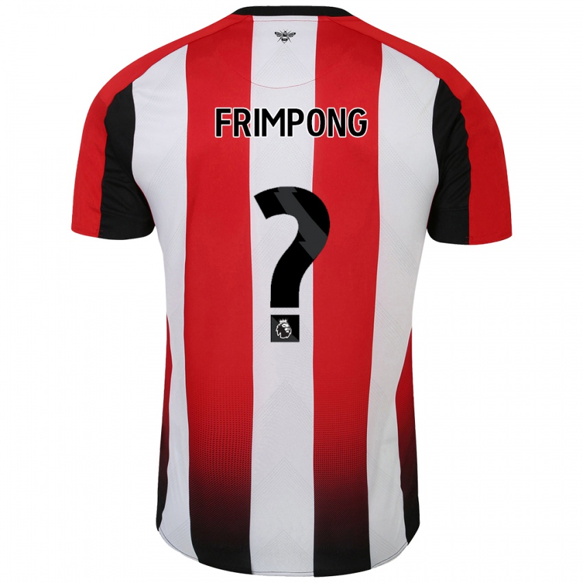 Niño Camiseta Charles Frimpong #0 Rojo Blanco 1ª Equipación 2024/25 La Camisa Perú