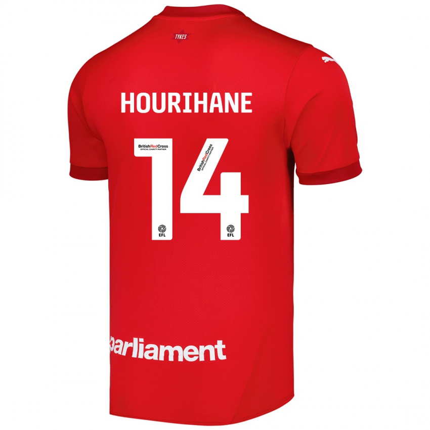 Niño Camiseta Conor Hourihane #14 Rojo 1ª Equipación 2024/25 La Camisa Perú