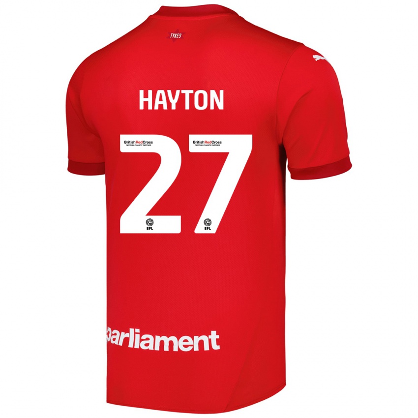 Niño Camiseta Adam Hayton #27 Rojo 1ª Equipación 2024/25 La Camisa Perú