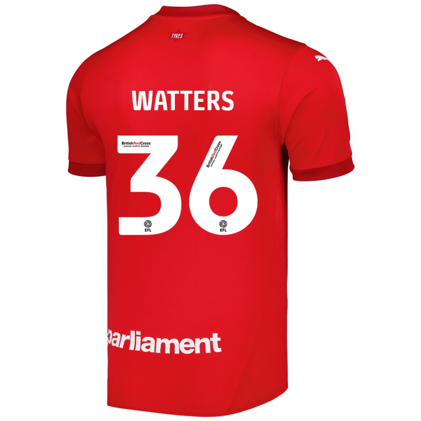 Niño Camiseta Max Watters #36 Rojo 1ª Equipación 2024/25 La Camisa Perú