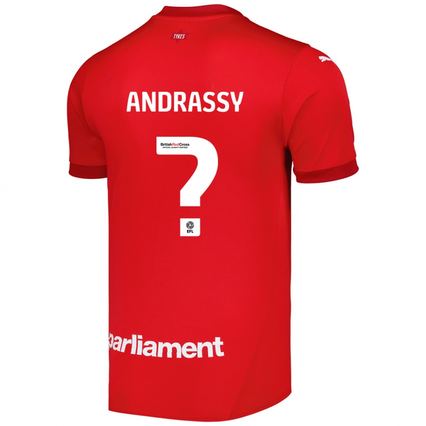 Niño Camiseta Oliver Andrassy #0 Rojo 1ª Equipación 2024/25 La Camisa Perú