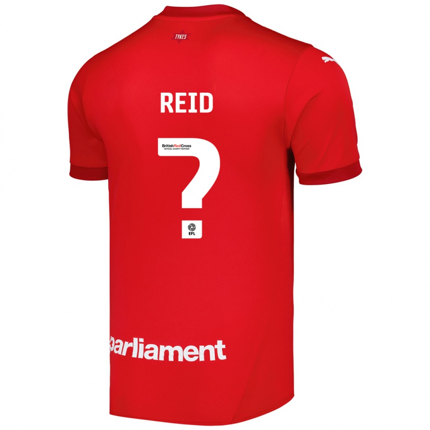 Niño Camiseta Kallum Reid #0 Rojo 1ª Equipación 2024/25 La Camisa Perú