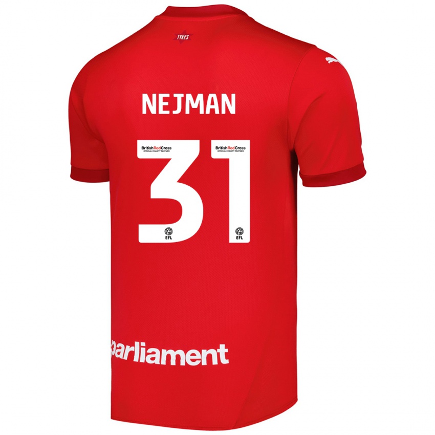 Niño Camiseta Harrison Nejman #31 Rojo 1ª Equipación 2024/25 La Camisa Perú