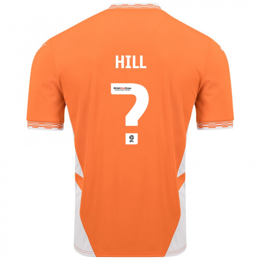 Niño Camiseta Tyler Hill #0 Naranja Blanco 1ª Equipación 2024/25 La Camisa Perú