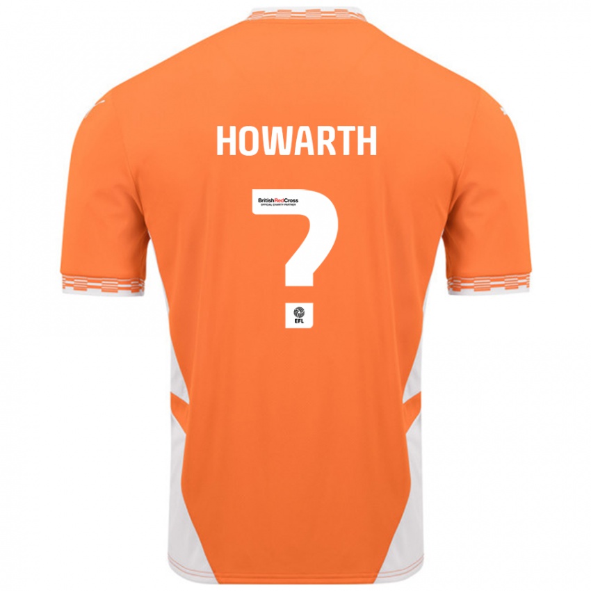 Niño Camiseta Chloe Howarth #0 Naranja Blanco 1ª Equipación 2024/25 La Camisa Perú